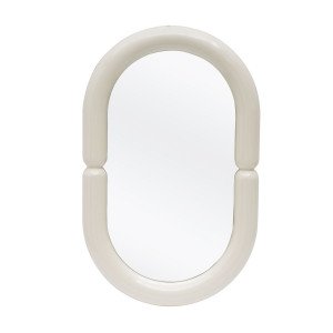 VARENZA falitükör – fehér HALMAR