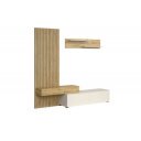 SHIFT modern nappali bútorösszeállítás – tölgy / kasmír – 210 cm