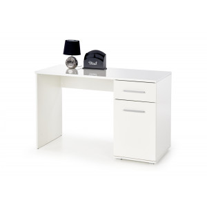 NEST modern íróasztal tárolóval – fehér – 120 cm