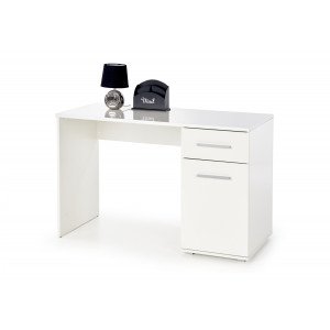 NEST modern íróasztal tárolóval – fehér – 120 cm HALMAR