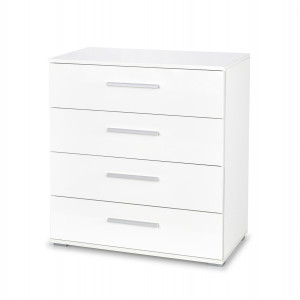 NEST modern fiókos komód – fehér – 77 cm