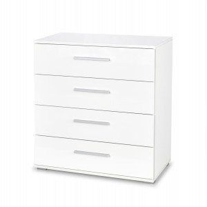 NEST modern fiókos komód – fehér – 77 cm HALMAR