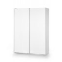 NEST modern tolóajtós gardróbszekrény – fehér – 153 cm