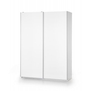 NEST modern tolóajtós gardróbszekrény – fehér – 153 cm HALMAR