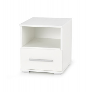 NEST modern éjjeliszekrény fiókkal – fehér – 39 cm