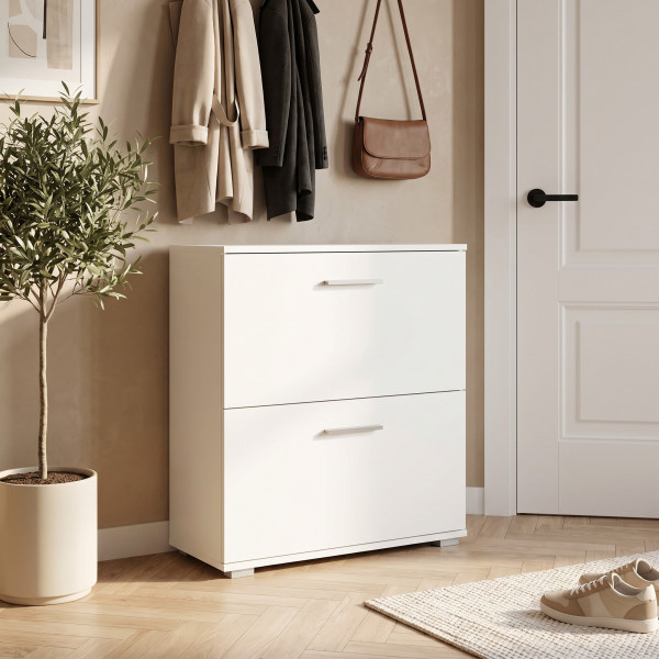 NEST modern cipősszekrény – fehér – 70 cm