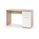 NEST modern íróasztal tárolóval – tölgy / fehér – 120 cm