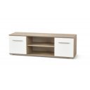 NEST modern TV-szekrény – tölgy / fehér – 137 cm