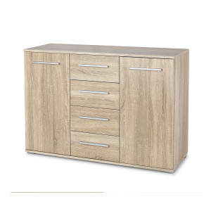 NEST komód 4 fiókkal – tölgy – 116 cm