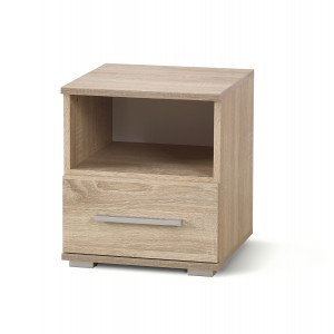 NEST modern éjjeliszekrény fiókkal – tölgy – 39 cm Éjjeliszekrények