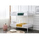 LOFTY modern emeletes ágy – fehér – 2 × 90 × 200 cm