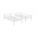LOFTY modern emeletes ágy – fehér – 2 × 90 × 200 cm