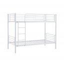 LOFTY modern emeletes ágy – fehér – 2 × 90 × 200 cm