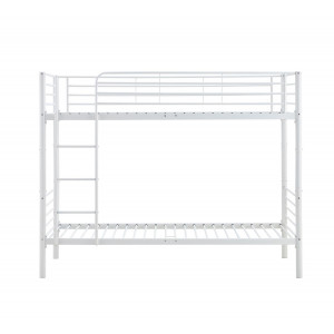 LOFTY modern emeletes ágy – fehér – 2 × 90 × 200 cm