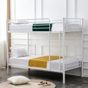 LOFTY modern emeletes ágy – fehér – 2 × 90 × 200 cm Ágyak