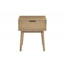 GRAIN modern éjjeliszekrény fiókkal – natúr – 45 cm
