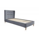 BLUSH modern kárpitozott ágy – szürke – 90 × 200 cm