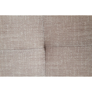 FRAME modern kárpitozott franciaágy 4 fiókkal – bézs / dió – 160 × 200 cm