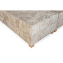 LOUNGE modern kontinentális franciaágy beépített matraccal – bézs – 160 × 200 cm