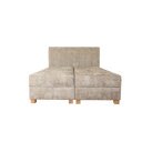 LOUNGE modern kontinentális franciaágy beépített matraccal – bézs – 160 × 200 cm