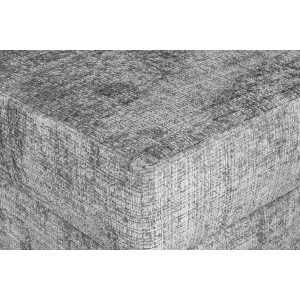 LOUNGE modern kontinentális franciaágy beépített matraccal – szürke – 160 × 200 cm