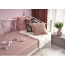 LACE dekoratív fém ágy – fehér – 90 × 200 cm