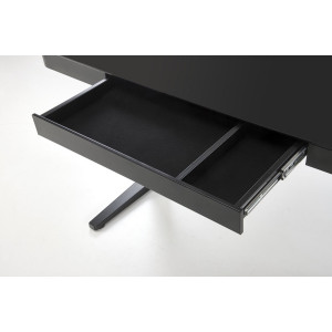 SHIFT elektromosan állítható magasságú íróasztal vezeték nélküli töltéssel – fekete – 120 cm