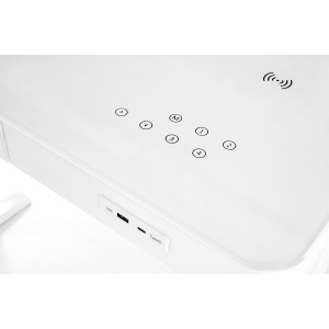 SHIFT elektromosan állítható magasságú íróasztal – fehér – 120 cm