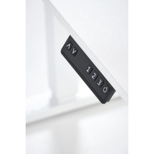 LIFT elektromosan állítható magasságú íróasztal – fehér – 105 cm