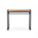 SLIM modern loft konzolasztal – arany tölgy / fekete – 90 cm