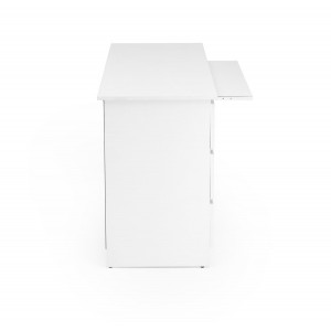 STUDY modern íróasztal 3 fiókkal – fehér – 120 cm