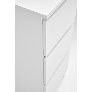STUDY modern íróasztal 3 fiókkal – fehér – 120 cm