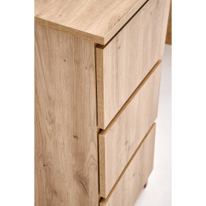 STUDY modern íróasztal 3 fiókkal – Artisan tölgy – 120 cm