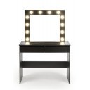 SPOTLIGHT modern fésülködőasztal LED világítással – fekete – 94 cm