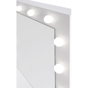SPOTLIGHT modern fésülködőasztal LED világítással – fehér – 94 cm