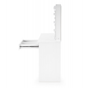 SPOTLIGHT modern fésülködőasztal LED világítással – fehér – 94 cm