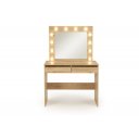 SPOTLIGHT modern fésülködőasztal LED világítással – tölgy – 94 cm