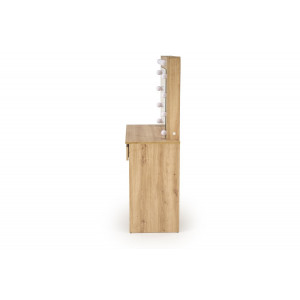 SPOTLIGHT modern fésülködőasztal LED világítással – tölgy – 94 cm