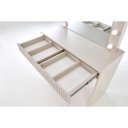 SPOTLIGHT modern fésülködőasztal LED világítással – kasmír – 94 cm