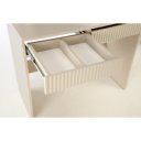 SPOTLIGHT modern fésülködőasztal LED világítással – kasmír – 94 cm
