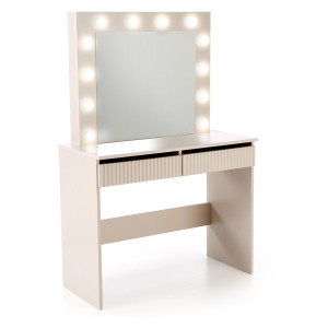 SPOTLIGHT modern fésülködőasztal LED világítással – kasmír – 94 cm