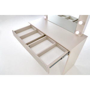 SPOTLIGHT modern fésülködőasztal LED világítással – kasmír – 94 cm
