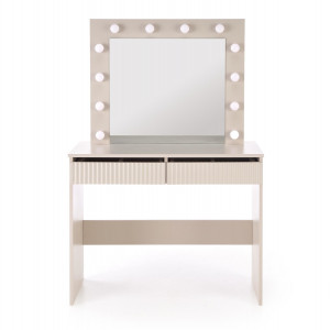 SPOTLIGHT modern fésülködőasztal LED világítással – kasmír – 94 cm