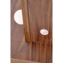 SPOTLIGHT modern fésülködőasztal LED világítással – kasmír / dió – 94 cm