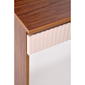 SPOTLIGHT modern fésülködőasztal LED világítással – kasmír / dió – 94 cm