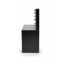 SPOTLIGHT XL modern fésülködőasztal LED világítással – fekete – 120 cm