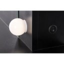 SPOTLIGHT XL modern fésülködőasztal LED világítással – fekete – 120 cm