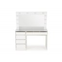 SPOTLIGHT XL modern fésülködőasztal LED világítással – fehér – 120 cm