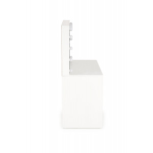 SPOTLIGHT XL modern fésülködőasztal LED világítással – fehér – 120 cm