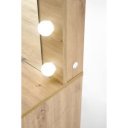 SPOTLIGHT XL modern fésülködőasztal LED világítással – tölgy – 120 cm